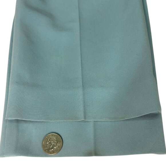 St. John Light Blue Straight-Leg Trousers Dress Pants Slacks - Women's Size 12 - Picture 6 of 6